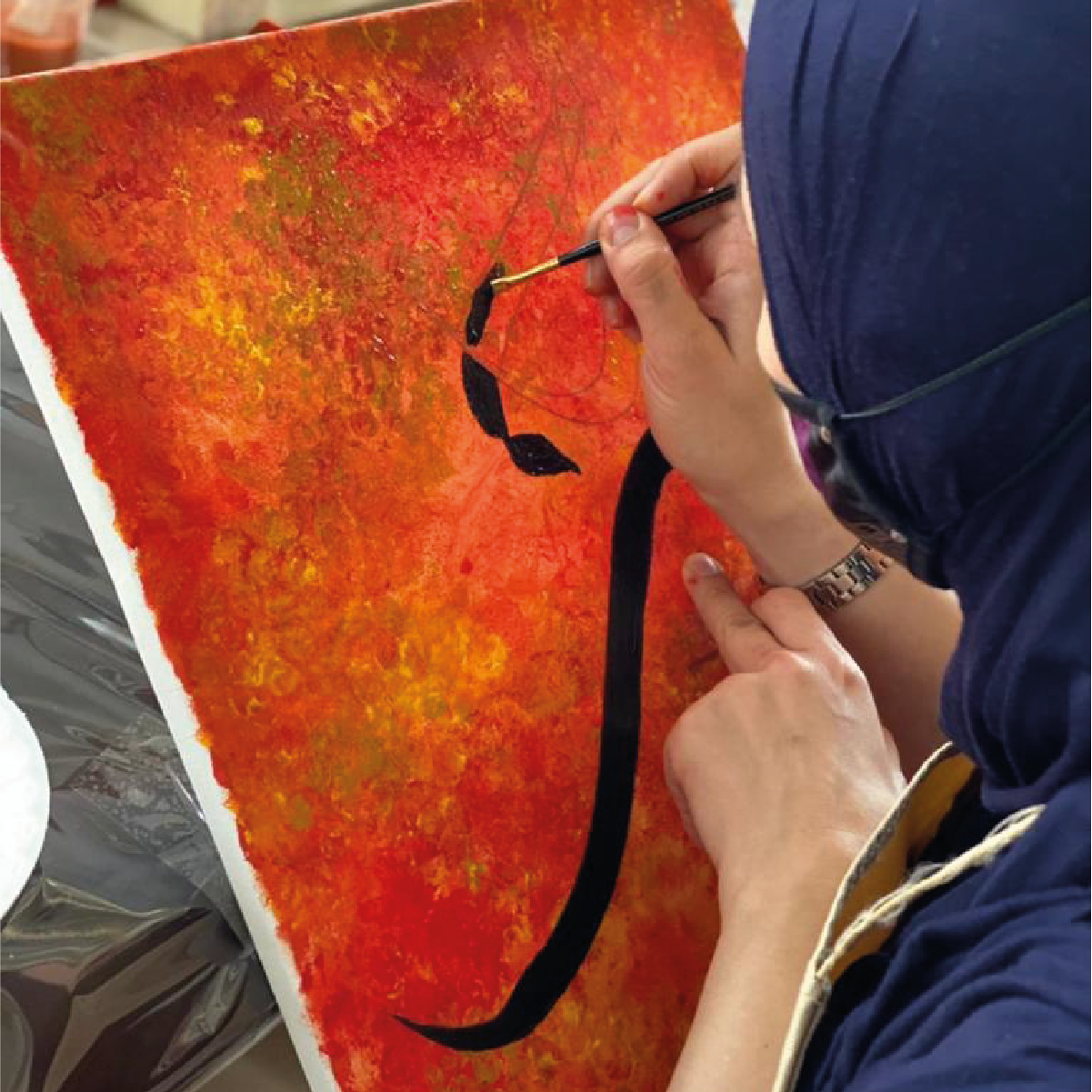 Arabic Calligraphy Acrylic Painting Workshop